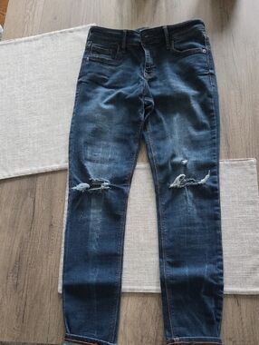 Old Navy Rockstar Super Skinny Blue Jeans